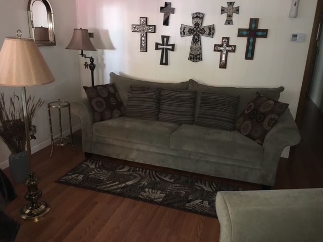 Living room floor renovation