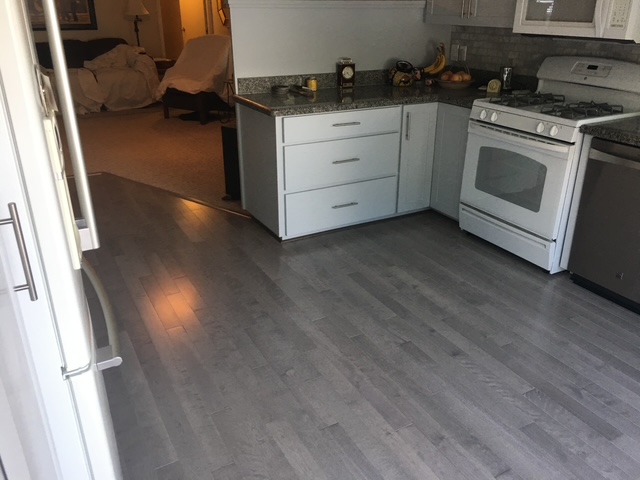 Hardwood flooring project