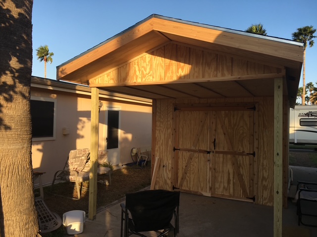 Shed construction